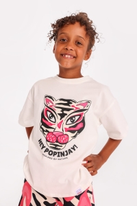 T-shirt Sakura White Panter