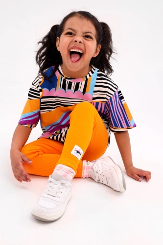 Legginsy RIB Orange