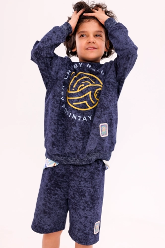 Szorty Lazy - Navy Mar