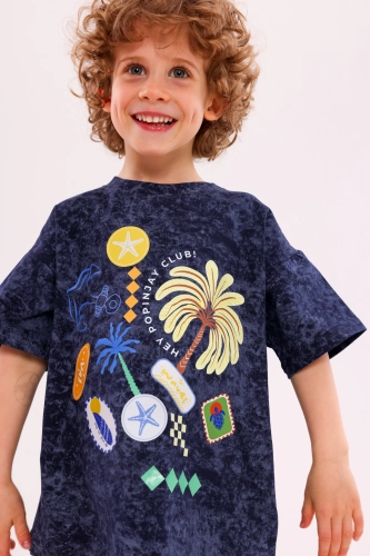 T-shirt Hedwi Navy Mar