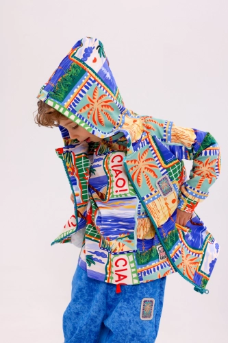 Bluza ZIP UP - Postcards