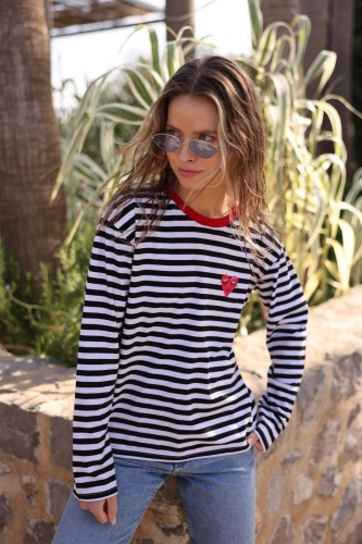 Longsleeve Urban Black Stripes
