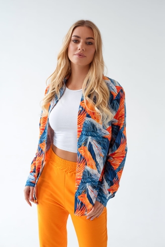Female shirt Diana Heron Feathers