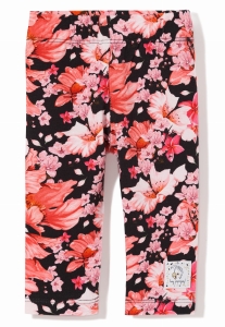Leggings Romantic Garden Black